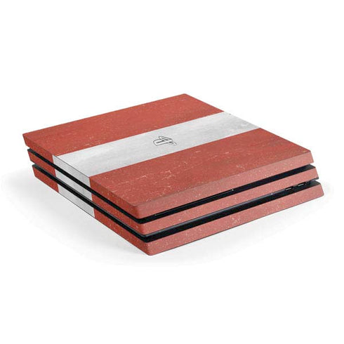 Latvia Flag Distressed PlayStation PS4 Skins